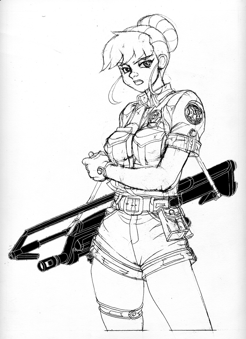 Rifle Maid with Palomino 61M Assault PTD